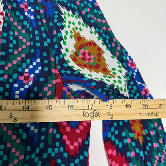 Maeve Anthropologie Shirt Womens 0 Multicolor Aztec Drop Waist Western Tunic - Picture 10 of 10